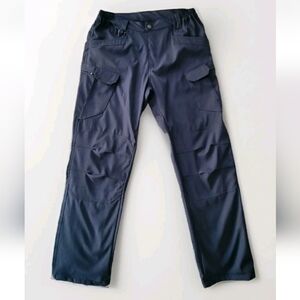 NEW Warrior Wear Tactical Pants Cargo Navy Blue Stretch Utility Work 33x30